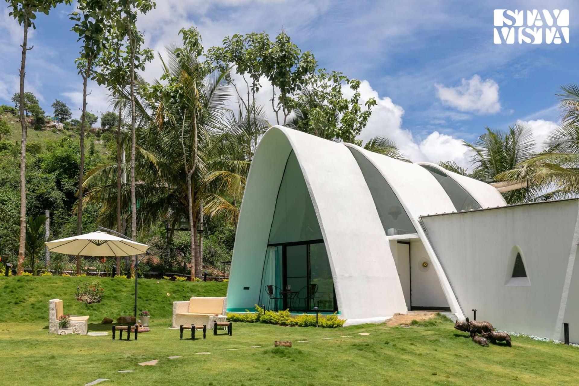 Stayvista At Shwaas Mysore With Private Pool Dış mekan fotoğraf
